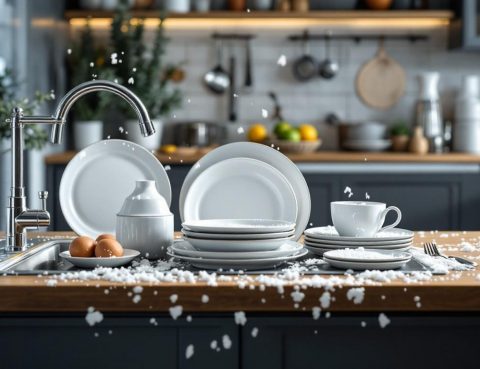Lavavajillas deja restos blancos en platos: causas y soluciones